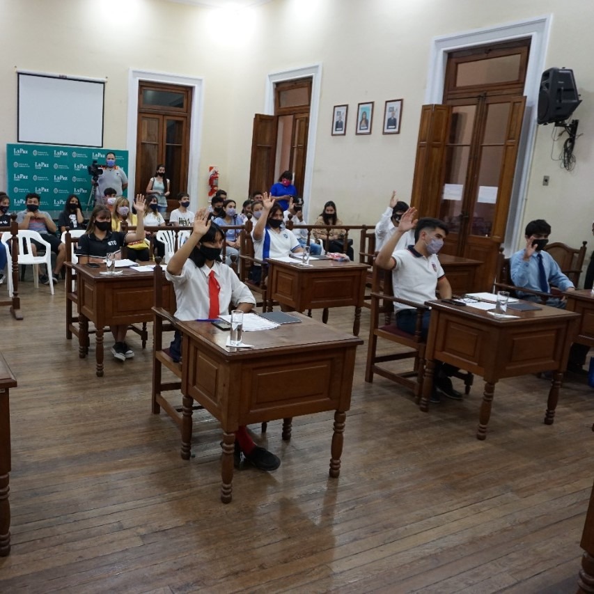 Culmino la edición 2021 del Concejo Deliberante estudiantil.