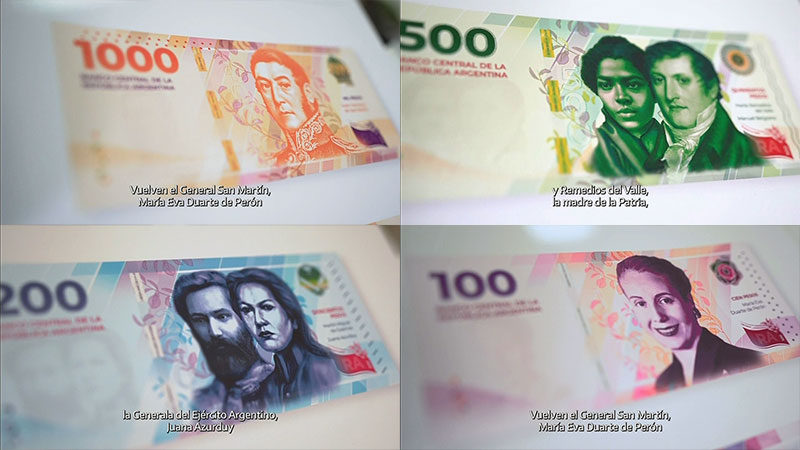 Próceres y heroínas en los billetes: quiénes son y cuándo empezarían a circular