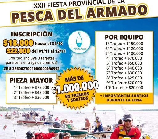22º Fiesta Provincial de la Pesca del Armado en Santa Elena