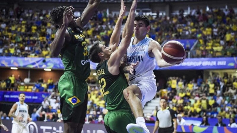 Argentina venció ajustadamente a Brasil y se quedó con la AmeriCup