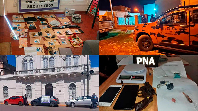 Separaron de sus funciones a policías entrerrianos implicados en venta de drogas