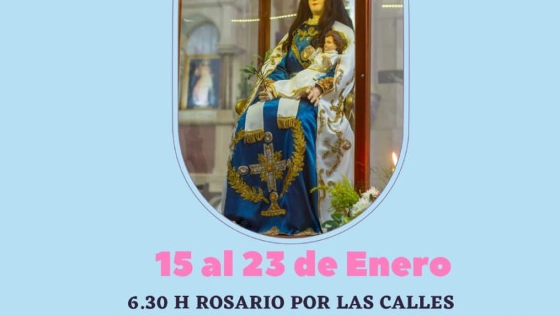 Hasta el 23 de enero continúa la novena patronal