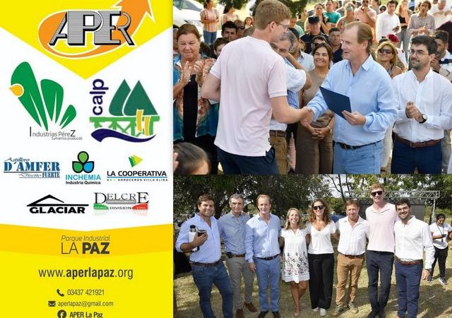 Bordet entregó el Contrato para la  dotación Gas Natural para el Parque Industrial La Paz