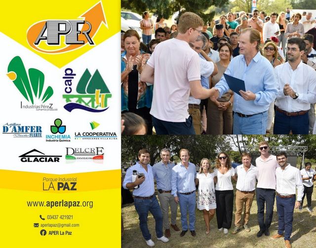 Bordet entregó el Contrato para la  dotación Gas Natural para el Parque Industrial La Paz