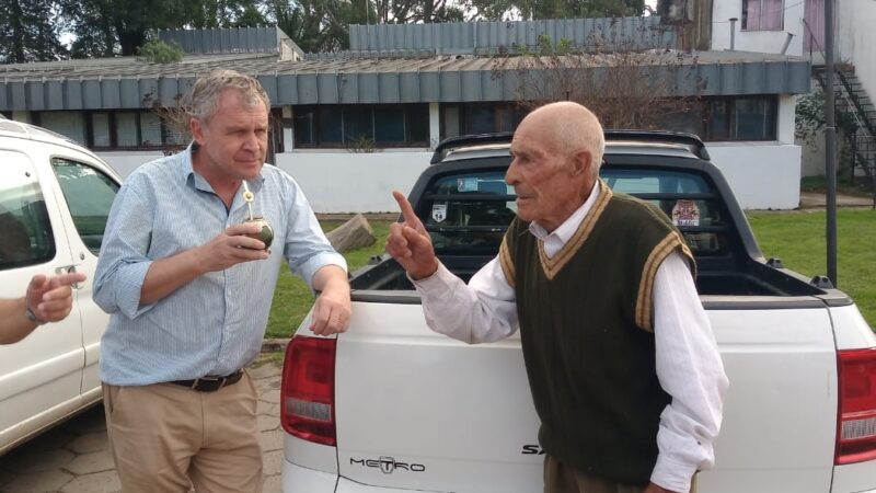 Galimberti estuvo este martes en La Paz