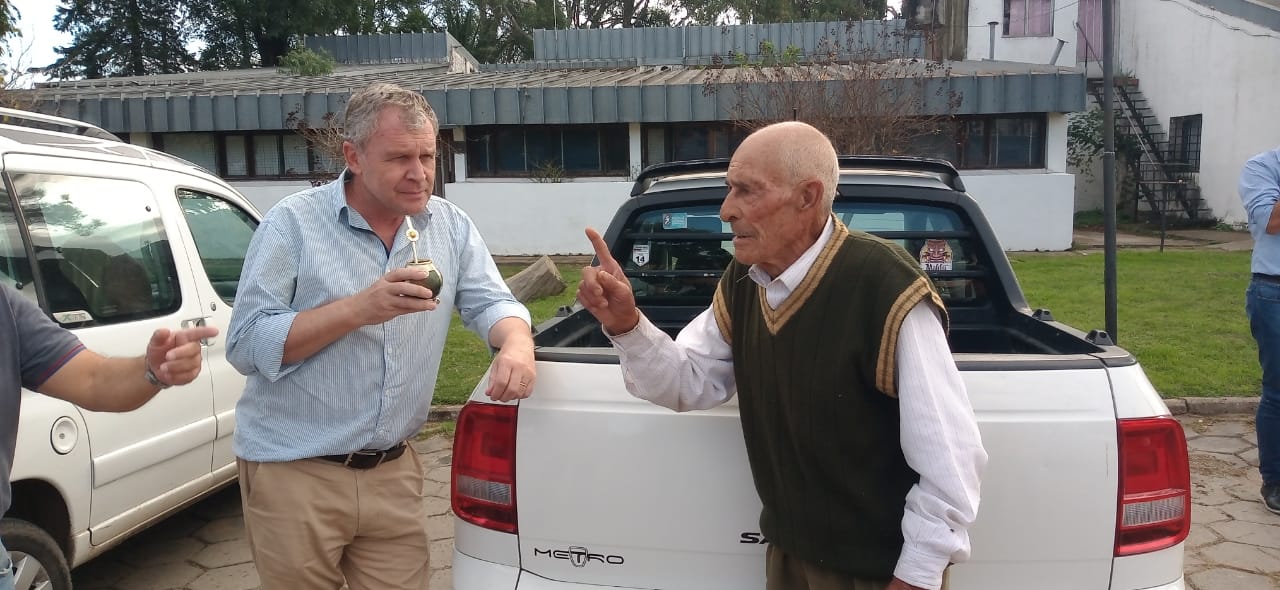 Galimberti estuvo este martes en La Paz