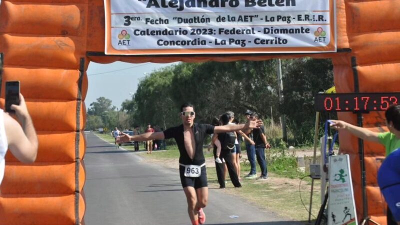 Campeonato Entrerriano de Duatlon en la ciudad de La Paz