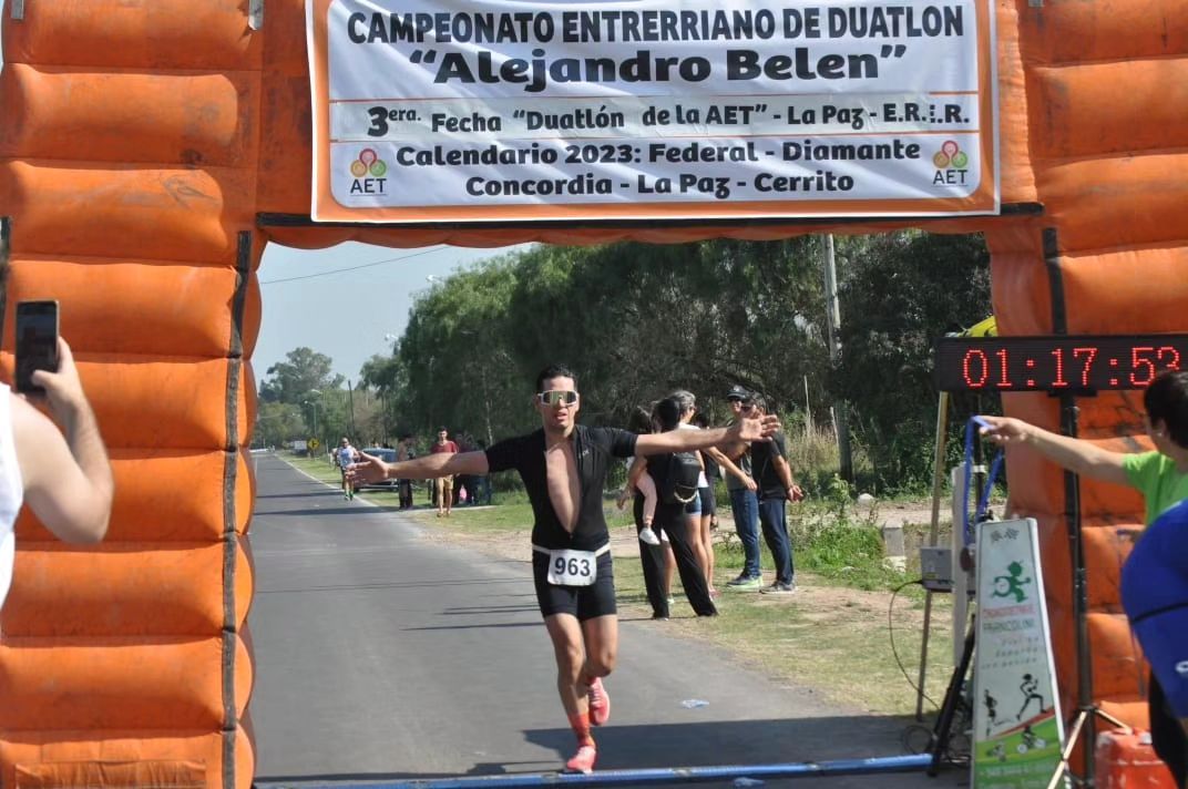 Campeonato Entrerriano de Duatlon en la ciudad de La Paz
