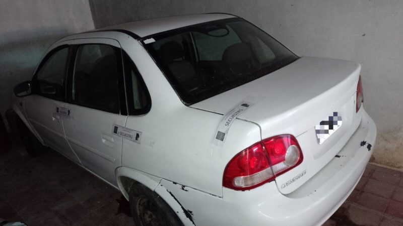 Narcomenudeo: secuestran un auto y avanza causa en Santa Elena
