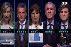 Debate: Hubo fuertes cruces entre Massa, Bullrich y Milei