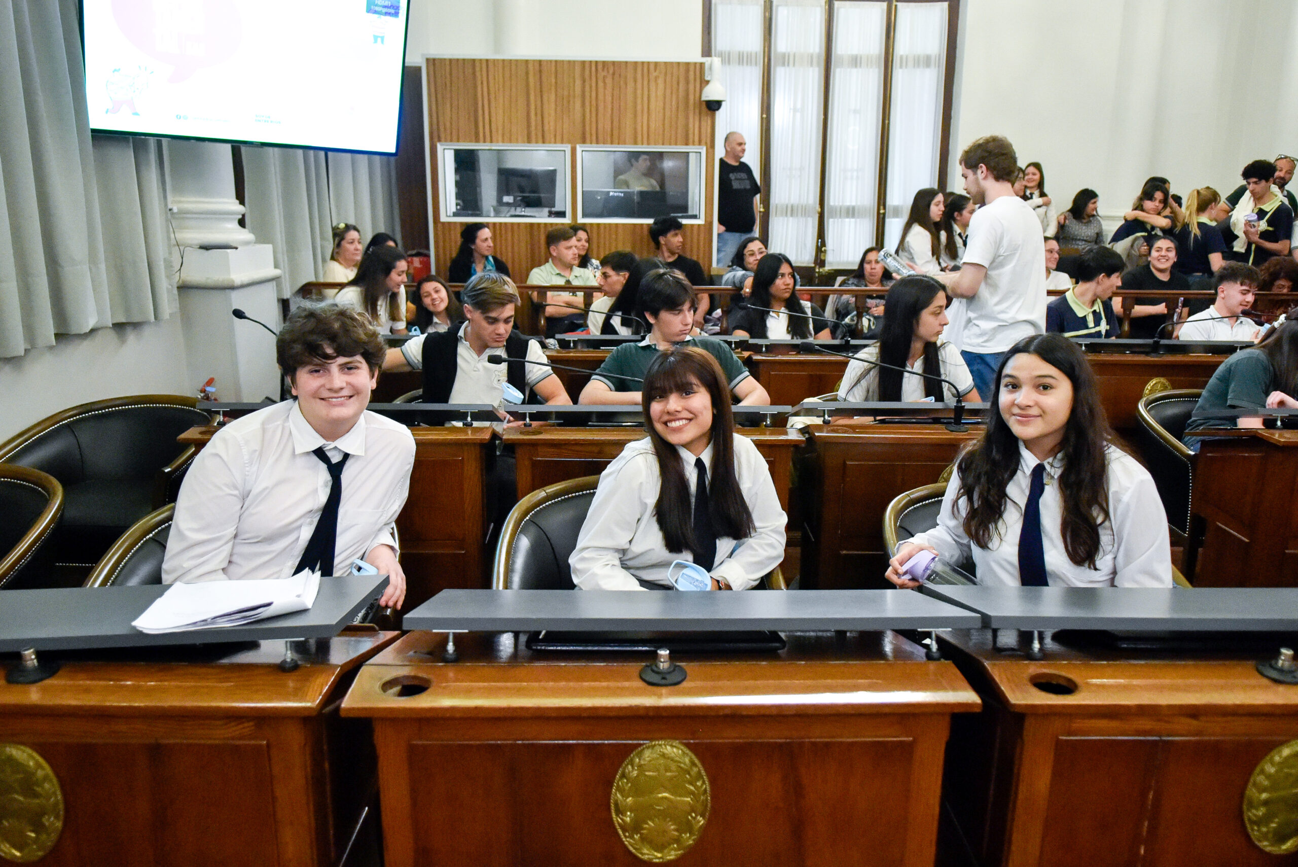 Se inicia este lunes la instancia provincial del Senado Juvenil Entrerriano