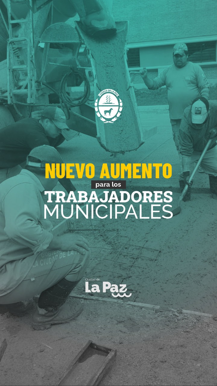 La Paz: El Intendente Walter Martin anunció un nuevo aumento del 20% para municipales.