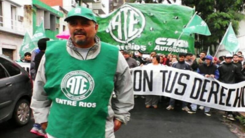 Jornada nacional de lucha de ATE: “Necesitamos recuperar poder adquisitivo”, dijo Muntes