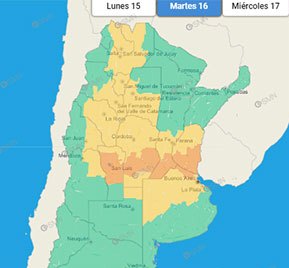 Lunes caluroso: alertan por tormentas y lluvias muy copiosas en Entre Ríos