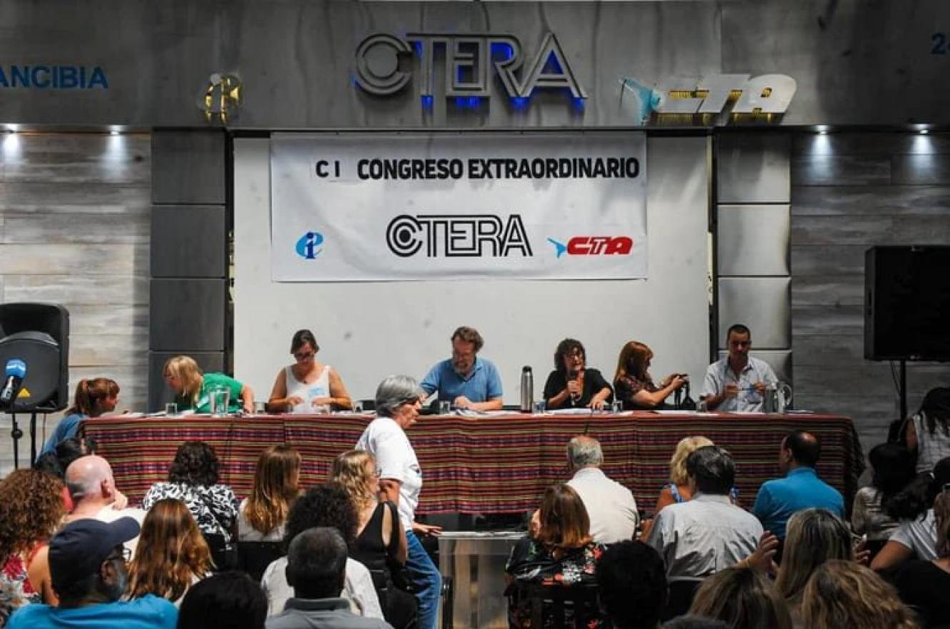 CTERA anunció un paro docente nacional para el próximo lunes