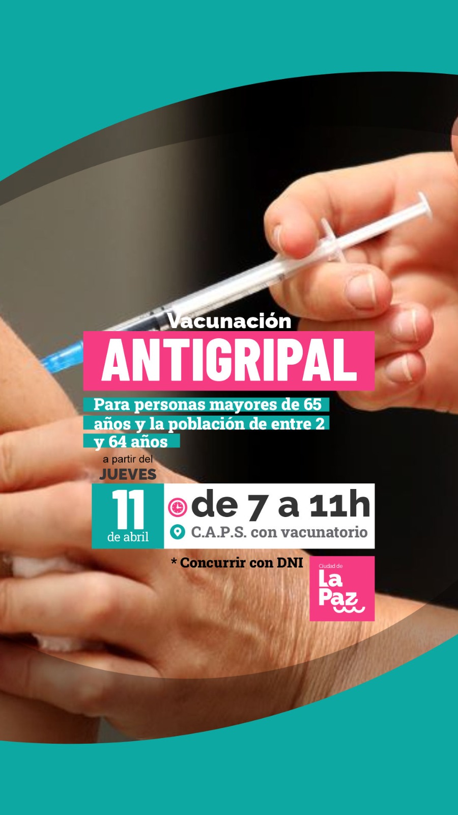 Este jueves continúa la campaña de vacunación antigripal en vacunatorios municipales.