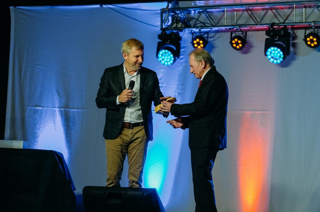 Roberto Romani recibió el reconocimiento provincial por su trayectoria en la cultura
