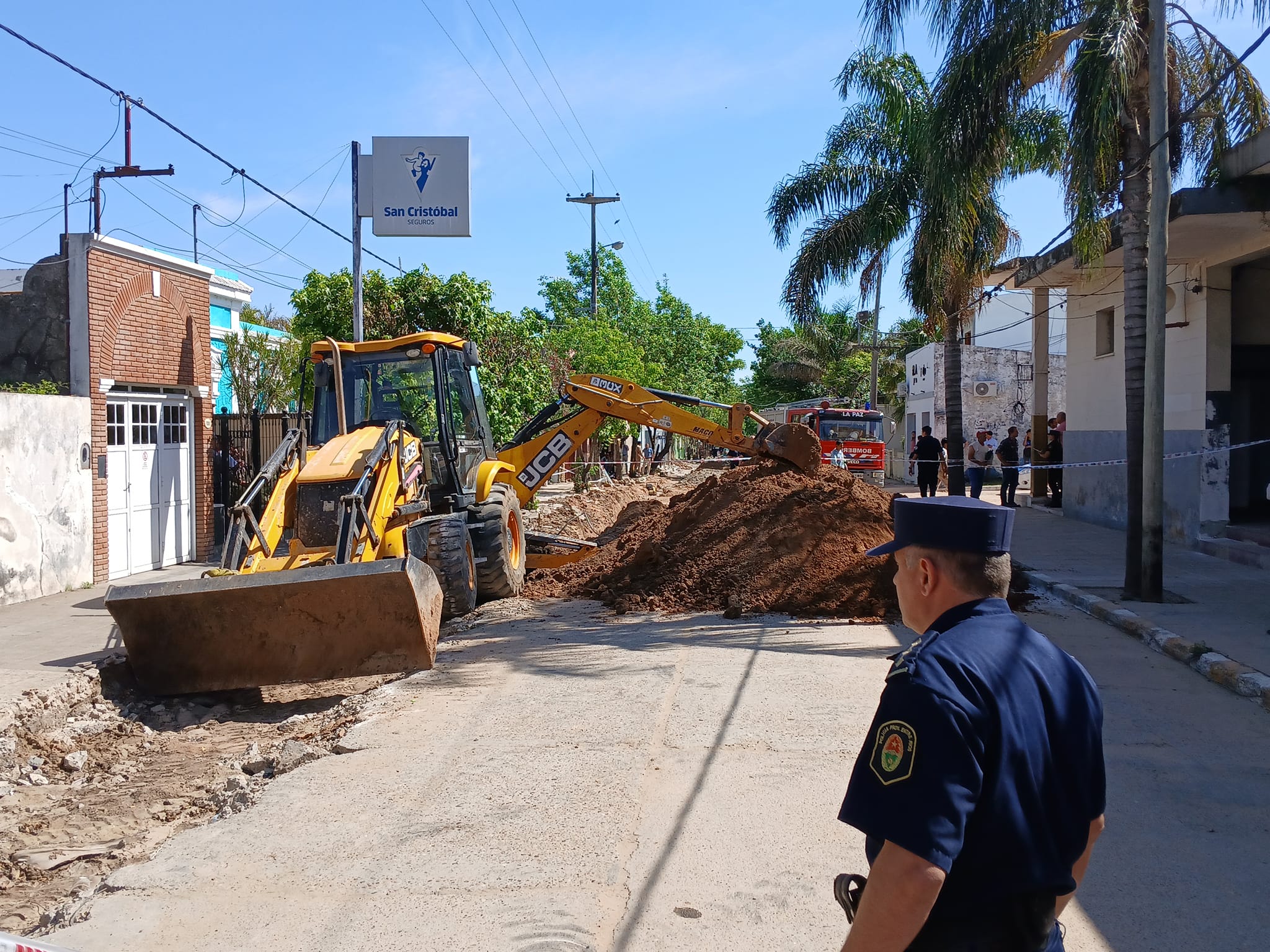 Accidente fatal: Falleció un obrero municipal como consecuencia de un derrumbe en una obra.