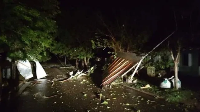 Temporal en Hernandarias ocasionó una gran cantidad de daños estructurales