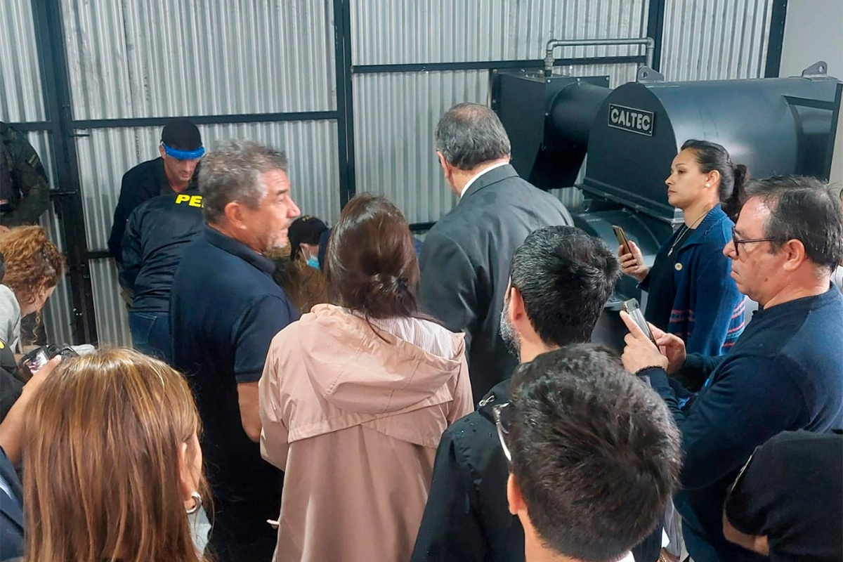 La Paz: pusieron en funcionamiento un horno pirolítico para destruir drogas