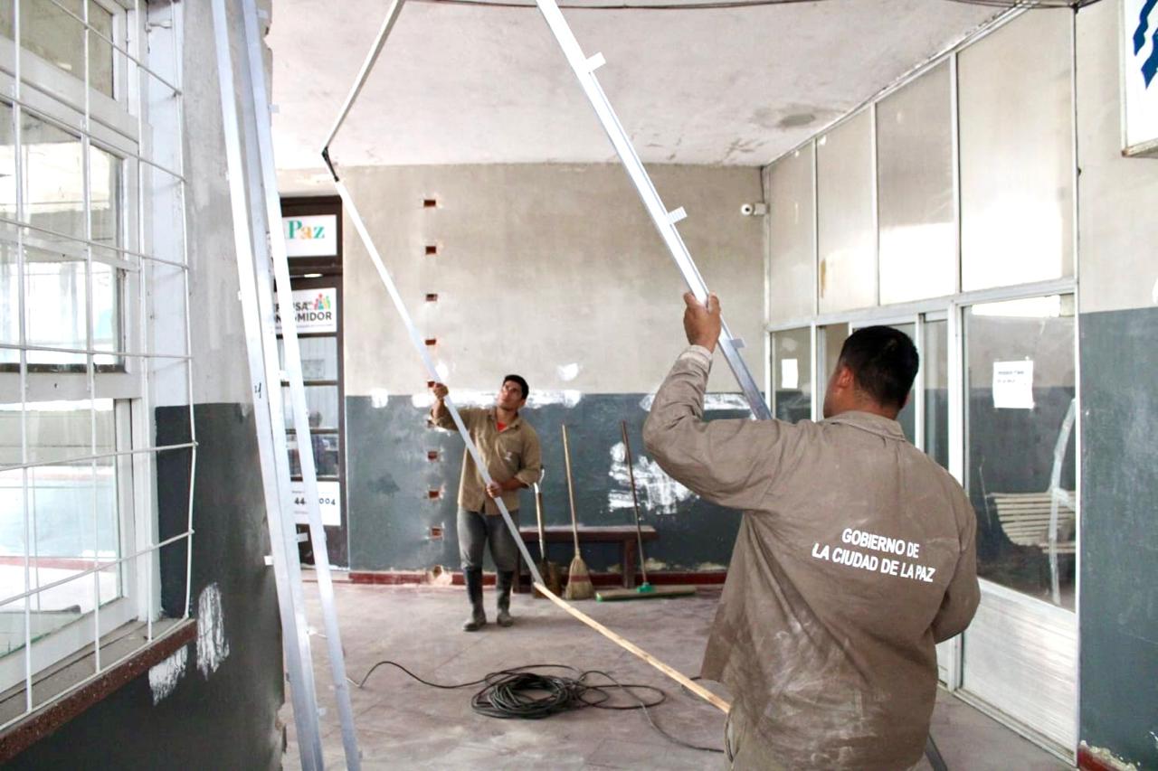La Paz: Continúa la puesta en valor y refacción de la Terminal de Ómnibus