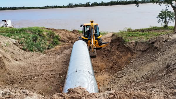 Santa Elena: Se avanza en las tareas de mantenimiento Costanera Norte