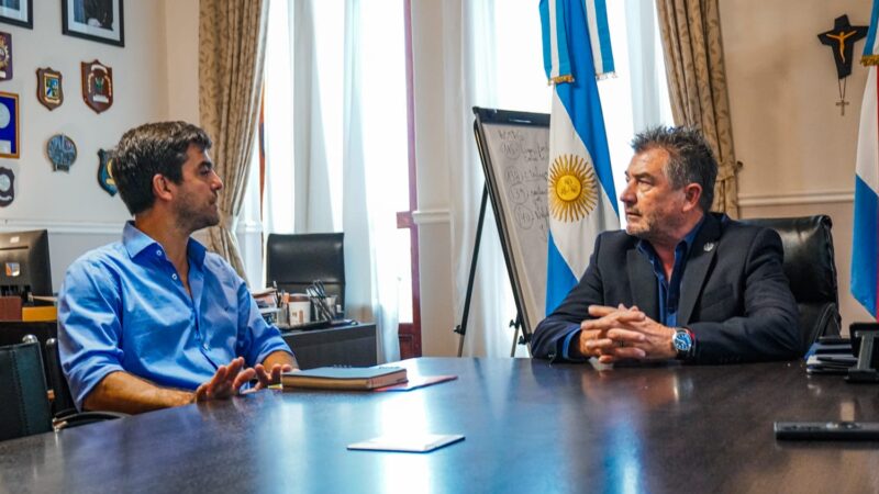 El Diputado Bruno Sarubi mantuvo una intensa jornada de reuniones y gestiones para el Departamento La Paz