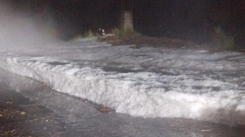 Hubo un fuerte temporal de granizo y viento en el Norte entrerriano