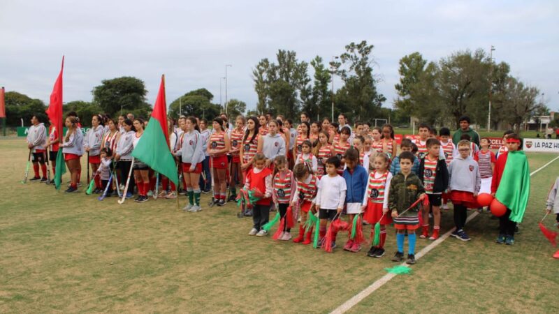 La Paz: Quedó inaugurada la cancha de hockey de césped sintético de La Paz Hockey Club.