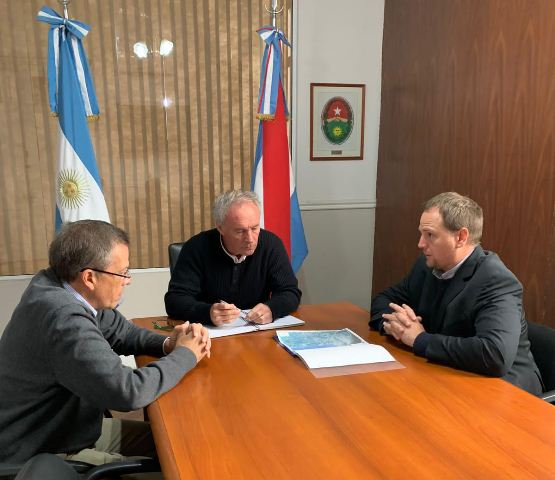 La Paz: El Municipio gestiona ante el Ministro de Planeamiento de la provincia,  obras para la ciudad.