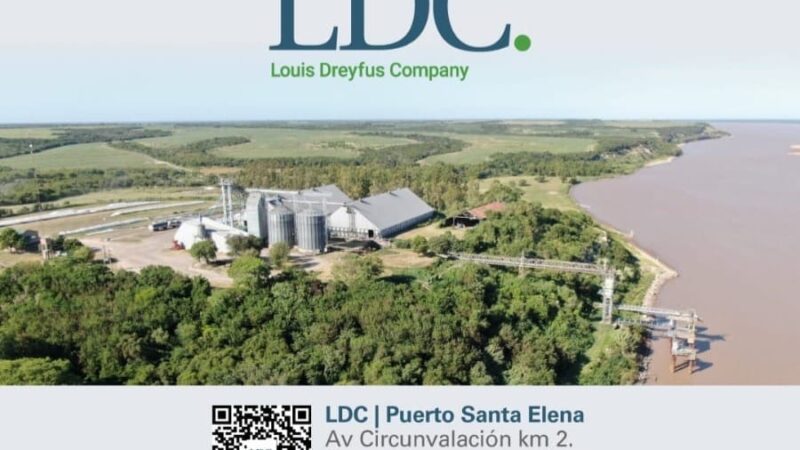 Daniel Rossi: “La empresa Louis Dreyfus se instala en Santa Elena e inaugura el puerto.”