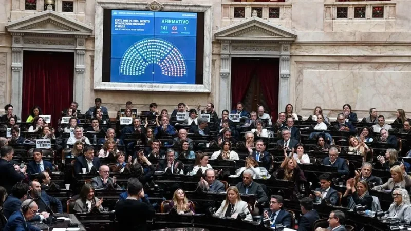 Diputados volteó cinco DNU de Milei y frenó la disolución de organismos