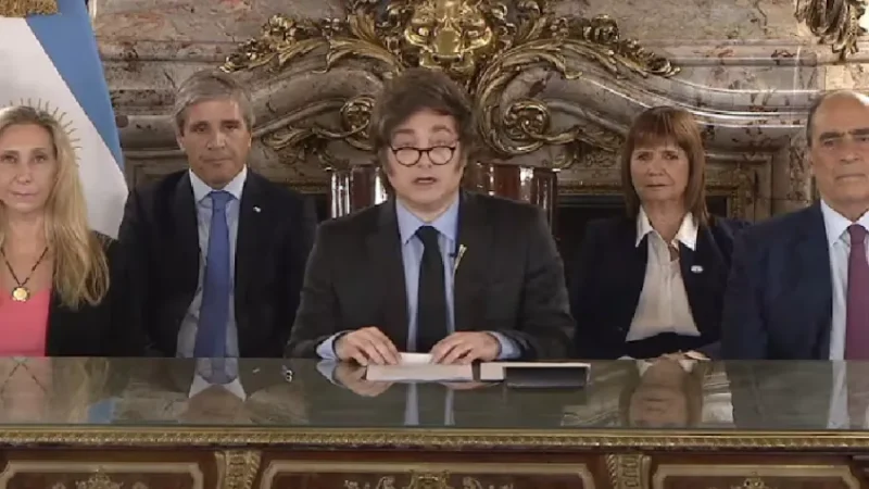 Milei presentará el Presupuesto 2026 por cadena nacional
