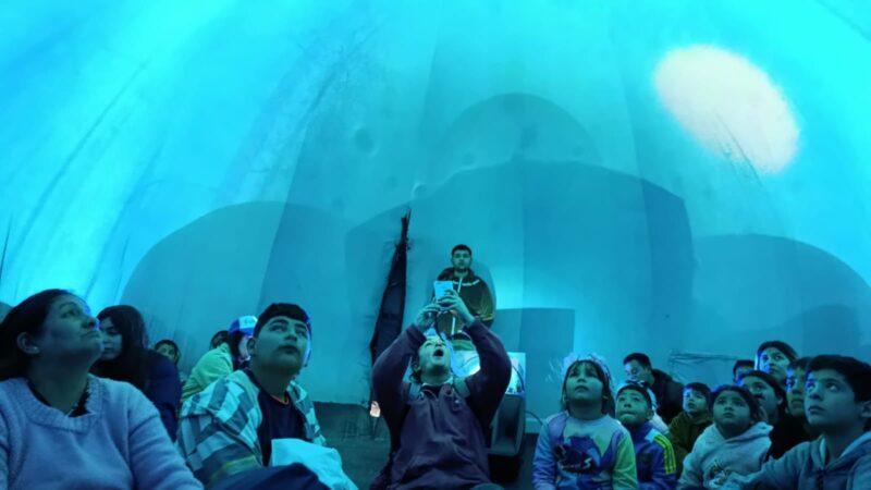 Se llevó adelante en la paz el planetario 360° y la feria de artesanos y productores locales