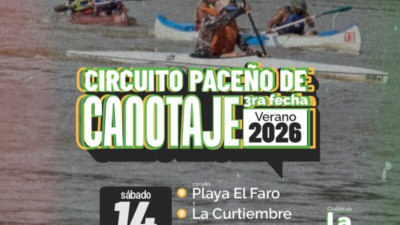 Se viene la última fecha del Circuito Paceño de Canotaje