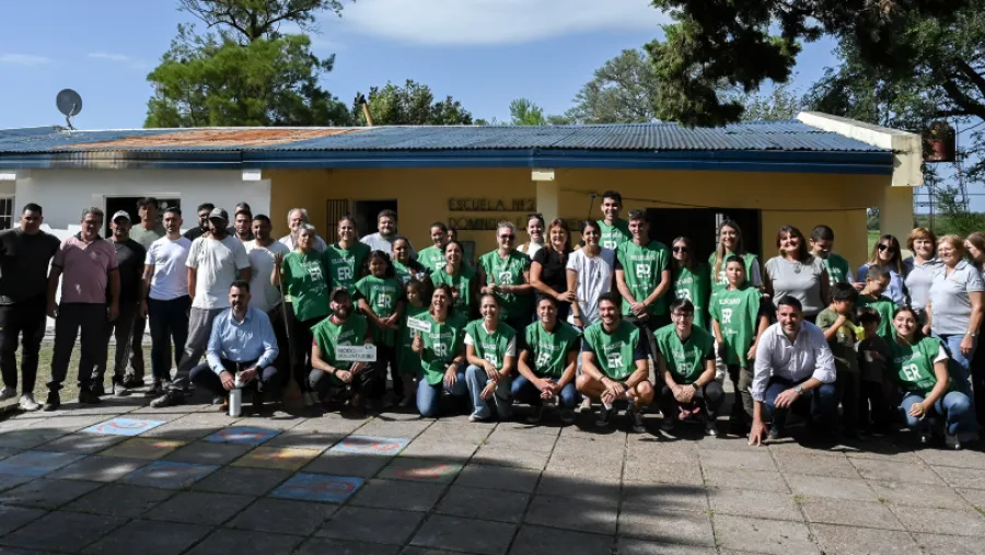 Reacondicionaron la escuela rural de Piedras Blancas que fue incendiada y podrá iniciar las clases