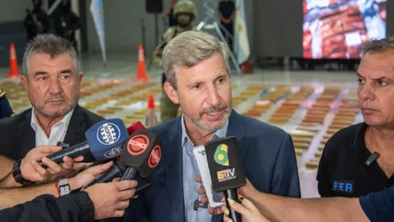 Frigerio destacó el secuestro de más de 1.340 kilos de marihuana en La Paz