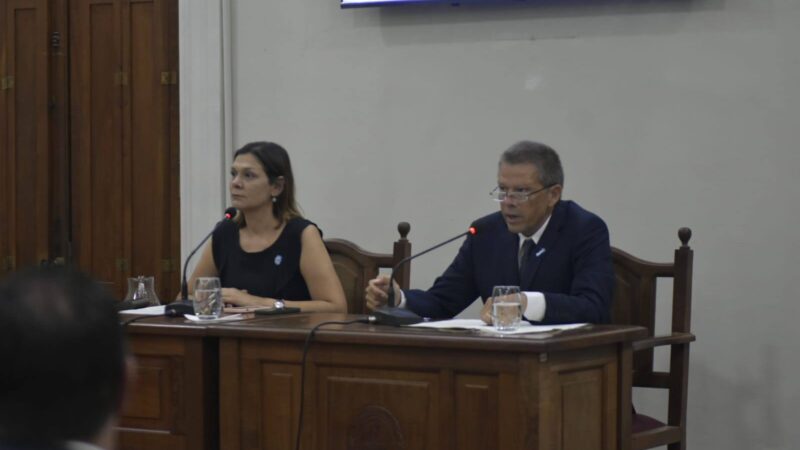 La Paz: En la Apertura de sesiones,  Martin destacó la decisión de recuperar las termas y anunció que se licitará en unos meses.