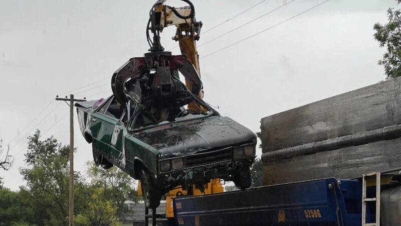 La Paz: Compactación de vehículos una acción ambiental que también genera impacto social