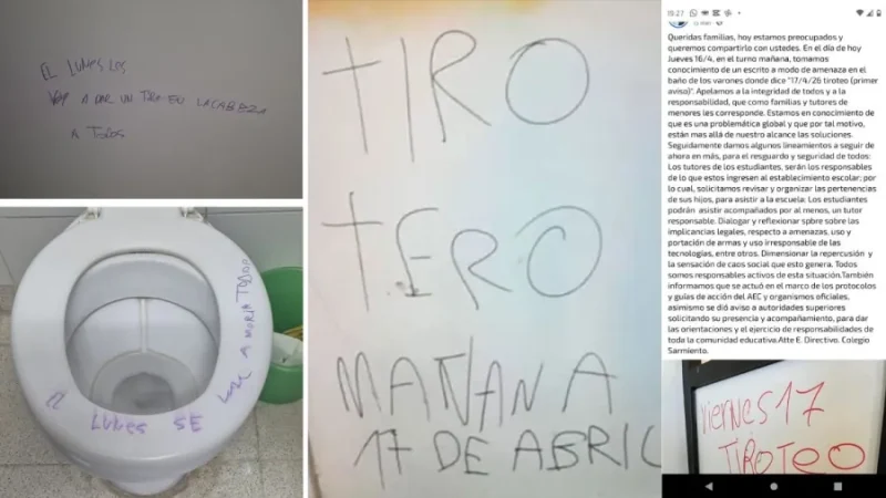 Reto viral “viernes 17 tiroteo”: activan protocolo y habrá presencia policial en las escuelas que denunciaron