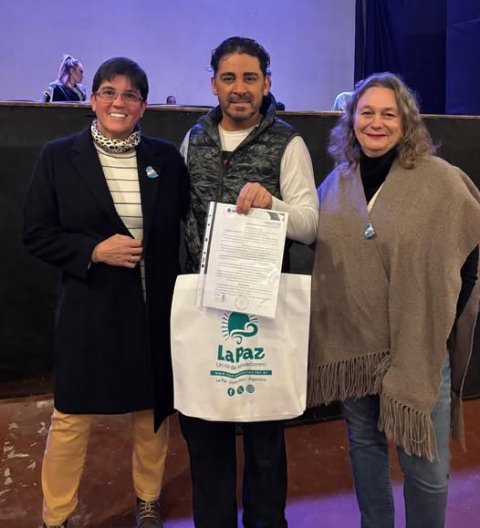 Hernán Piquín fue reconocido en nuestra ciudad