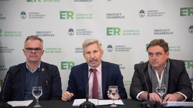 Frigerio anunció el plan de infraestructura vial más importante de las últimas décadas