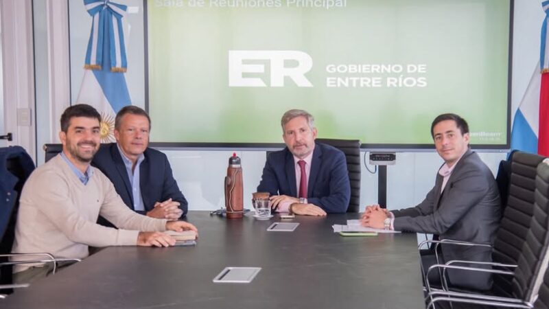 Martin y Sarubi fueron recibidos por el Gobernador