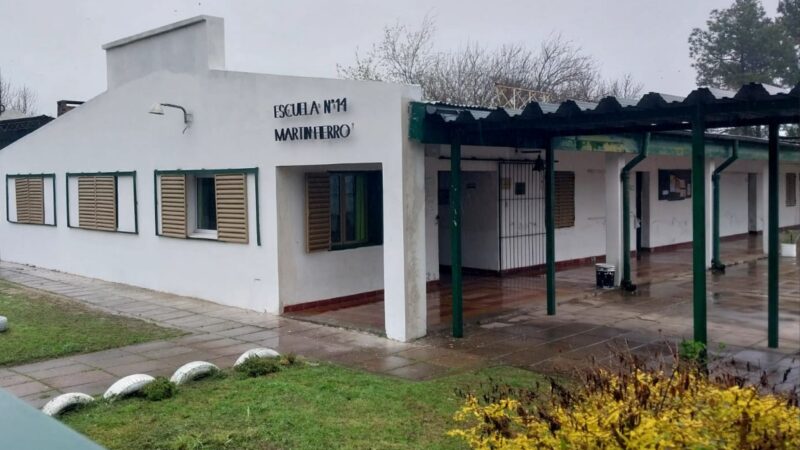 Concretaron reparaciones en escuela de San Víctor para mejorar las condiciones de aprendizaje