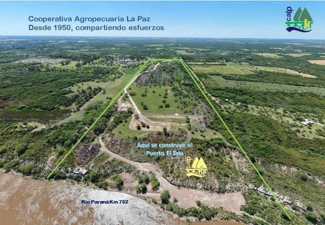 La cooperativa Agropecuaria recibió el Certificado de Aptitud Ambiental para el Nuevo Puerto “El Tata”