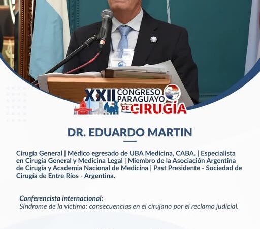 Médico paceño disertará en importante Congreso Internacional de Cirugía.