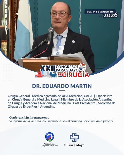 Médico paceño disertará en importante Congreso Internacional de Cirugía.