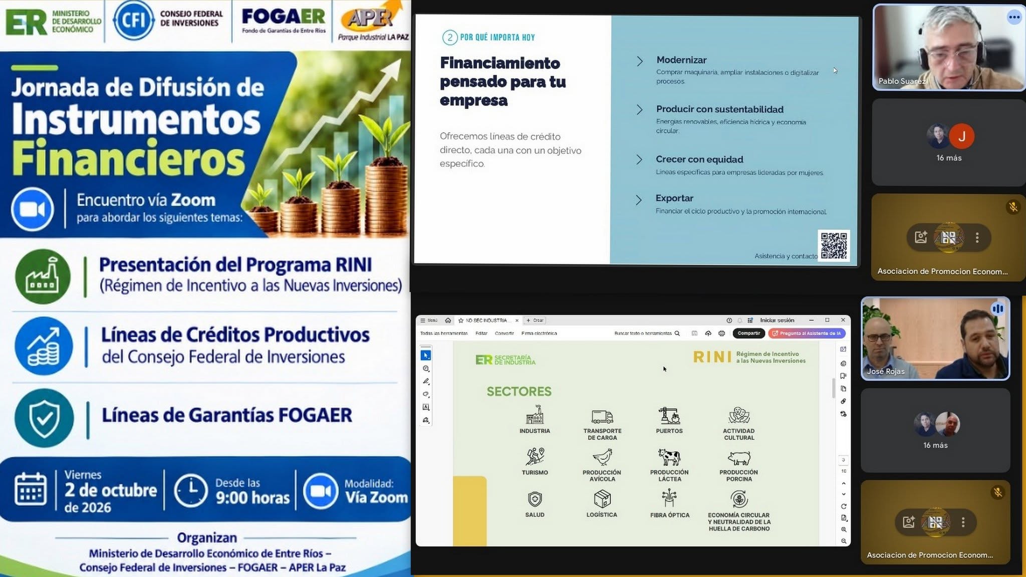 Se llevó adelante la Jornada de instrumentos financieros